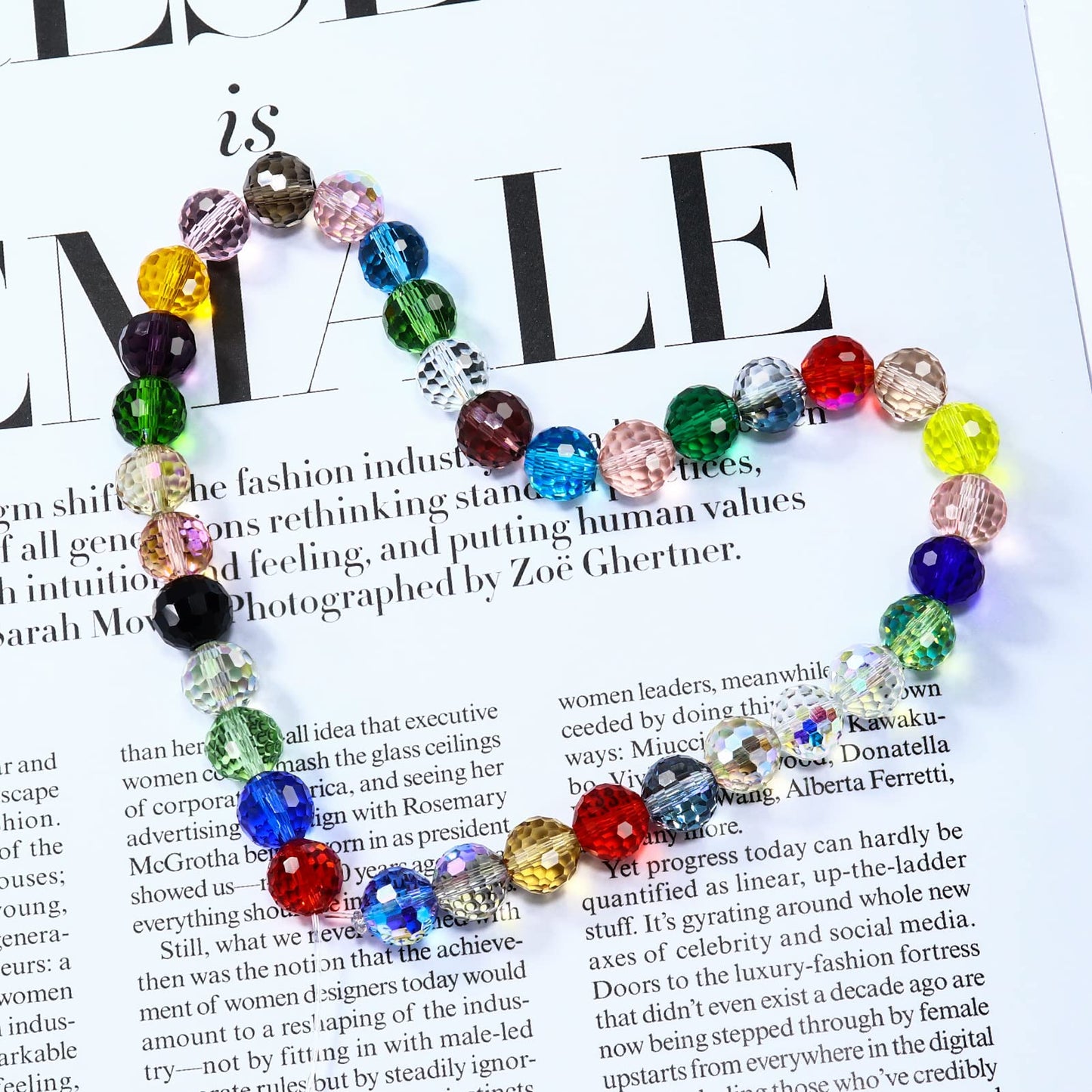 Dowarm 10MM Round Crystal Beads for Jewelry Making, Dark Green Faceted Glass for Crafts, Bracelet, Wind Chimes, Suncatcher - #5003 Rondelle Spacer, Loose Gemstones, 50PCS