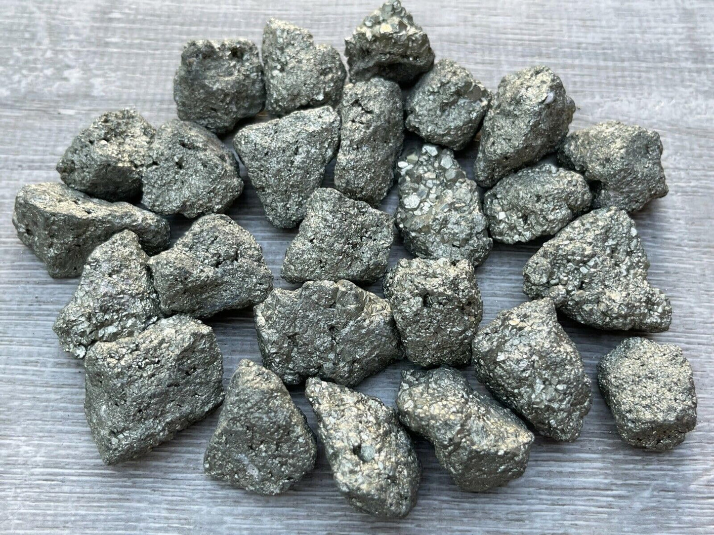 GAF TREASURES Wholesale Raw Pyrite Crystals, Natural Pyrite Stone, Natural Rough Pyrite Crystals, Pyrite Rough, Pyrite Healing Crystals (Pyrite, 1 Pound)