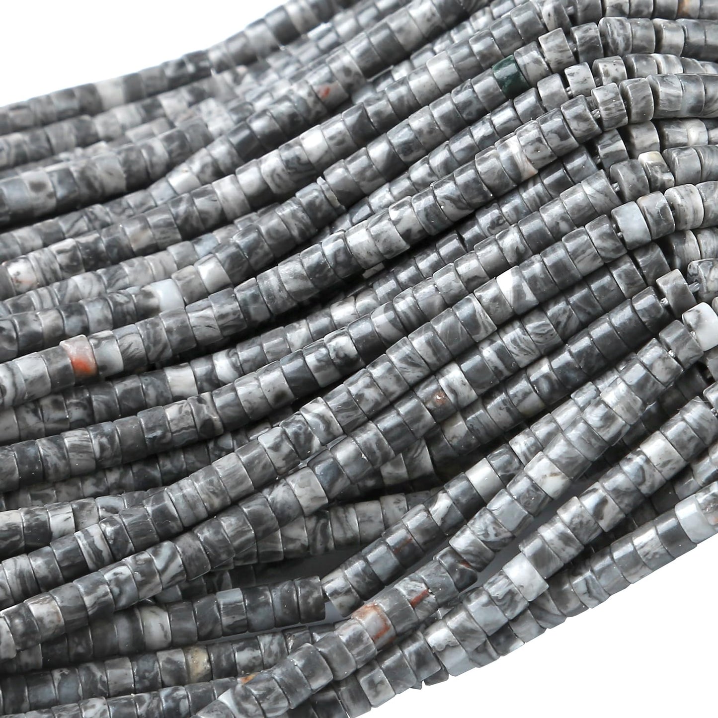 2x4MM 150PCS Map Tube Cylinder Rondelle Abacus Disk Spacer Loose Beads for Jewelry Making