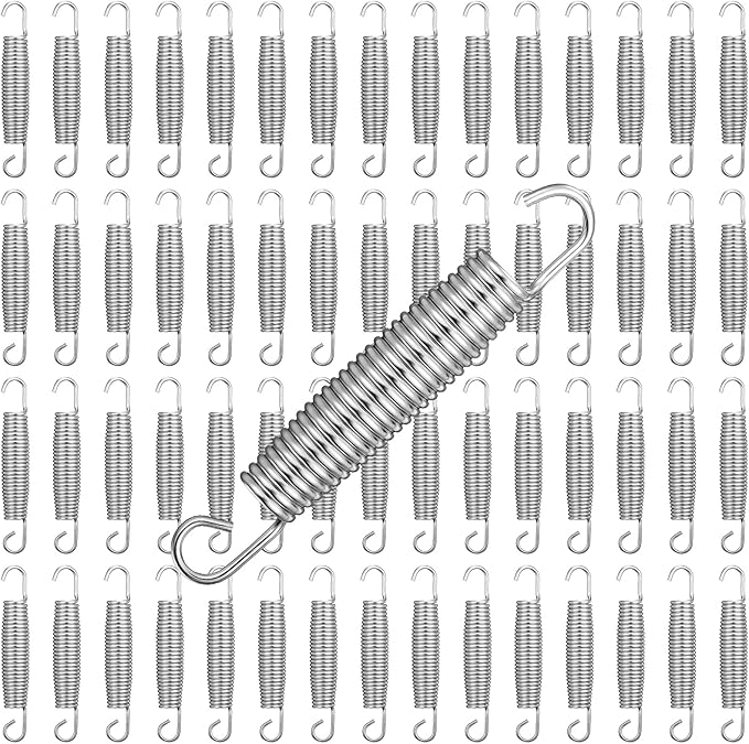 Tudomro Trampoline Springs Replacement - Heavy Duty Stainless Steel Weather Resistant Metal Trampoline Pulling Tool Accessories