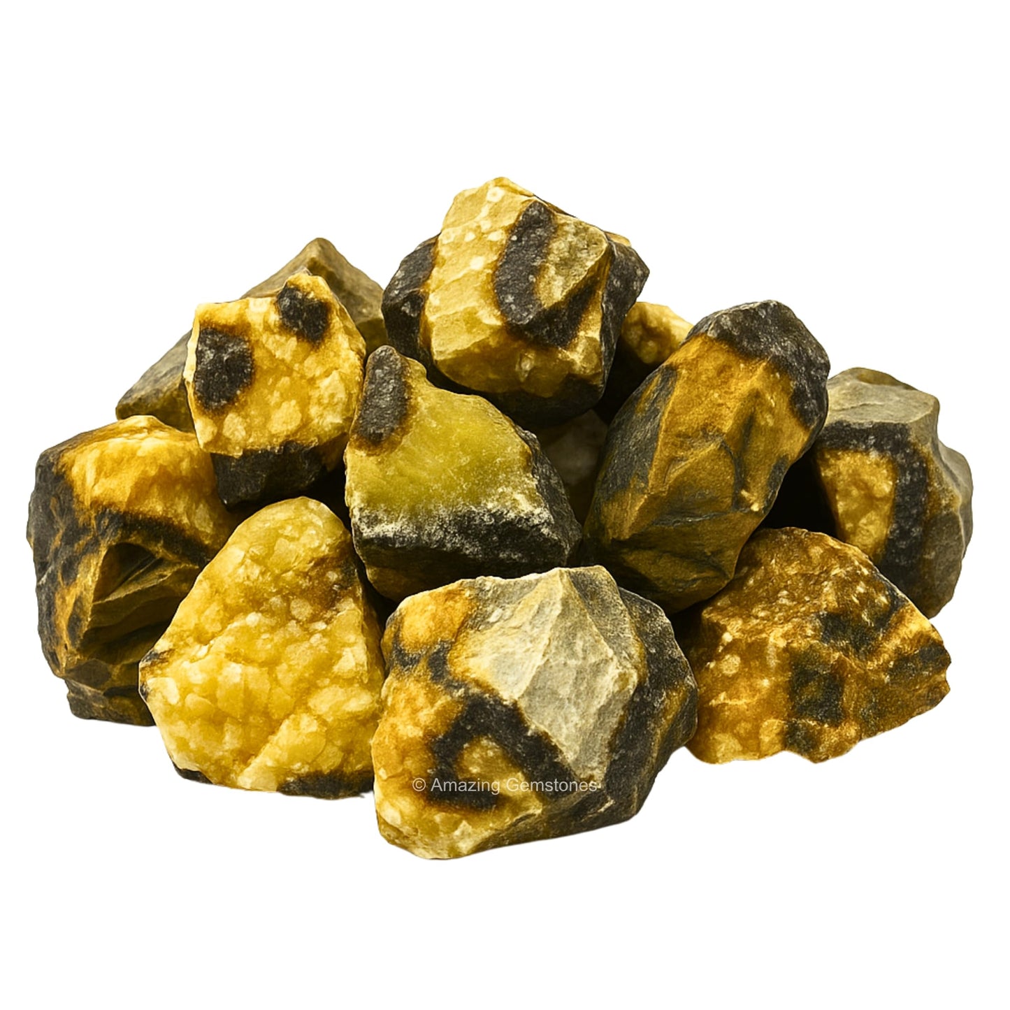 Amazing Gemstone 2 Pieces Septarian Raw Crystals and Healing Stones, Natural Rocks for Tumbling and DIY Raw Stones and Crystals