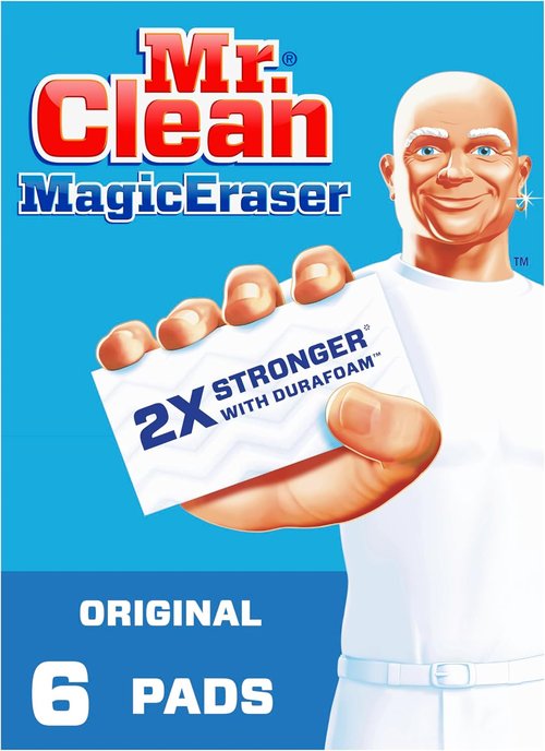 Mr. Clean Magic Eraser - Original Cleaning Pads for All-Purpose Use | 6 Count, White