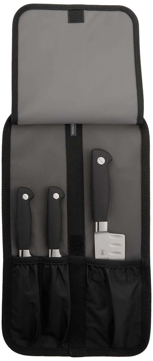 Mercer Culinary - Genesis 4-Piece Forged Starter Set,Black