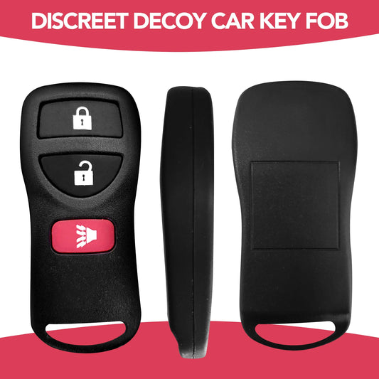 Key Fob Diversion Safe, Hidden Secret Compartment Keychain, Discreet Decoy Car Key Fob to Hide Valuables in Plain Sight, Small Stash Storage for Cash, Jewelry, Keys, Travel, Hotel, Home
