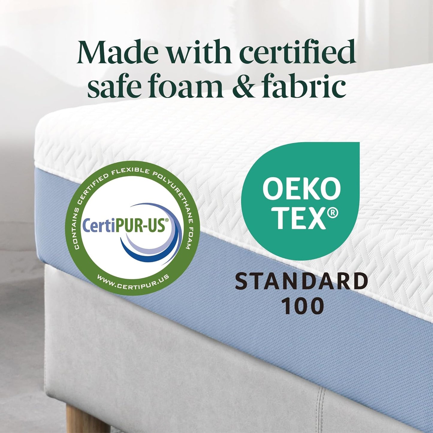 Zinus 10 Inch Queen Memory Foam Mattress - Cooling Comfort, Medium Feel, Fiberglass Free, Safe Materials