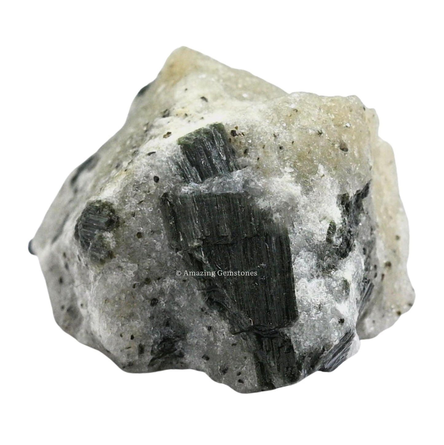 Green Tourmaline in Quartz Raw Crystals and Healing Stones, Natural Rocks for Tumbling and DIY Raw Stones and Crystals (1 lb)