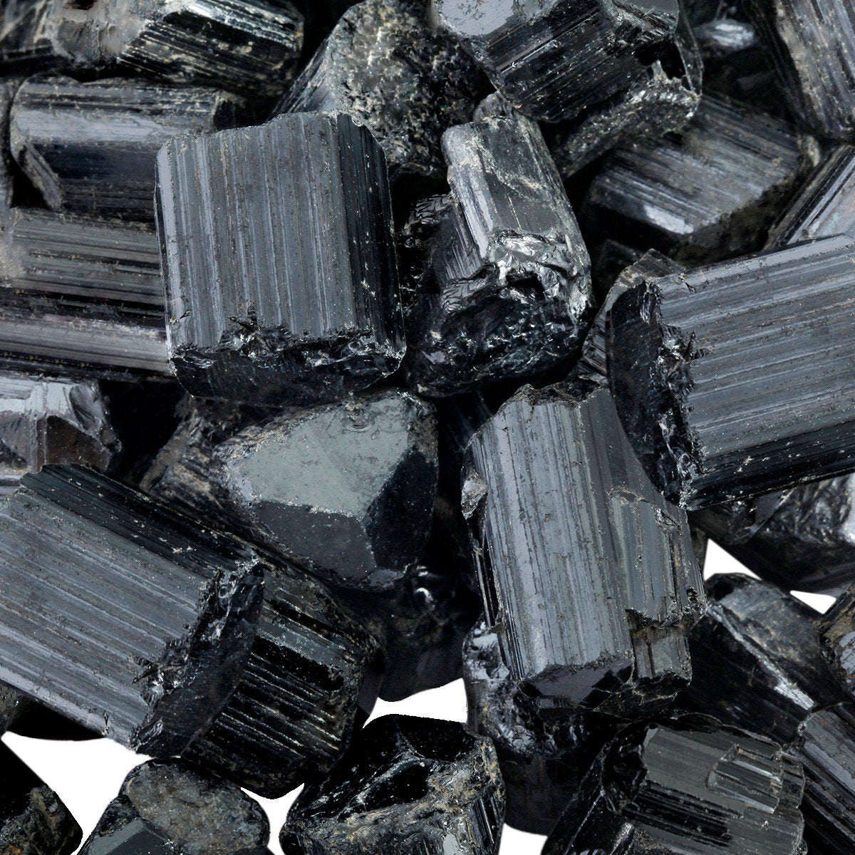 rockcloud 1 lb Natural Crystals Raw Rough Stones for Cabbing,Tumbling,Cutting,Lapidary,Polishing,Reiki Crytsal Healing,Black Tourmaline Small Size