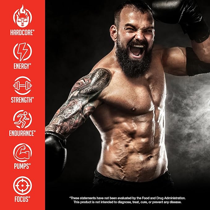 JNX SPORTS The Shadow! 350mg of Caffeine Hard Core Preworkout - Strawberry Pineapple 30 Servings | Electric Energy, Mental Focus & Superhuman Strength for Men & Women