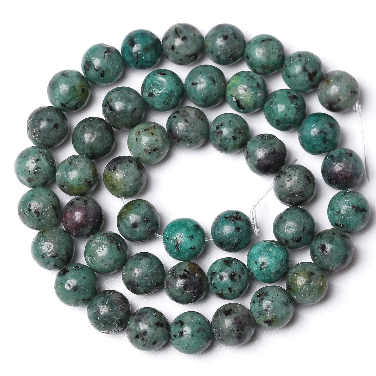8MM 45PCS Natural Stone African Turquoise Loose Beads for Jewelry Making DIY Bracelet