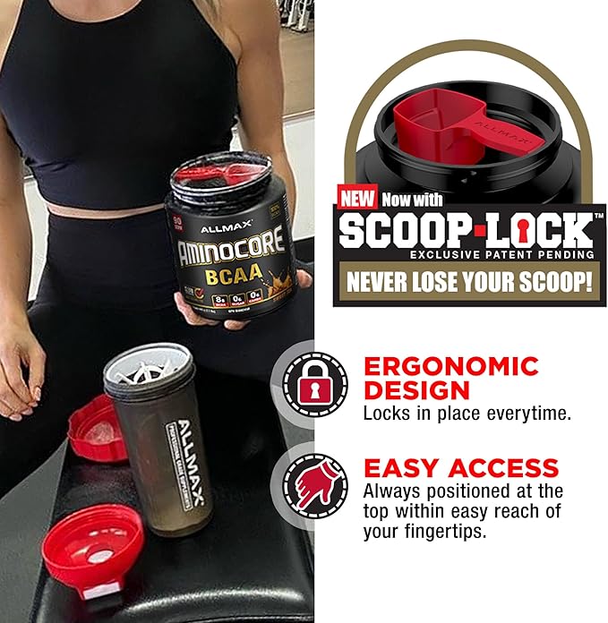 ALLMAX Nutrition AMINOCORE BCAA Powder, 8.18 Grams of Amino Acids, Intra and Post Workout Recovery Drink, Gluten Free, White Grape, 315 g