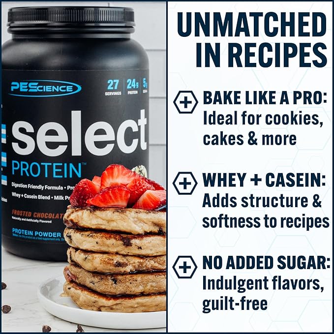 PEScience Select Protein Powder, Whey and Casein Blend, Clean Protein Powder for Women and Men, Low Calorie, Low Carb, Keto Friendly, Gluten Free - Chocolate Truffle - 5 Servings