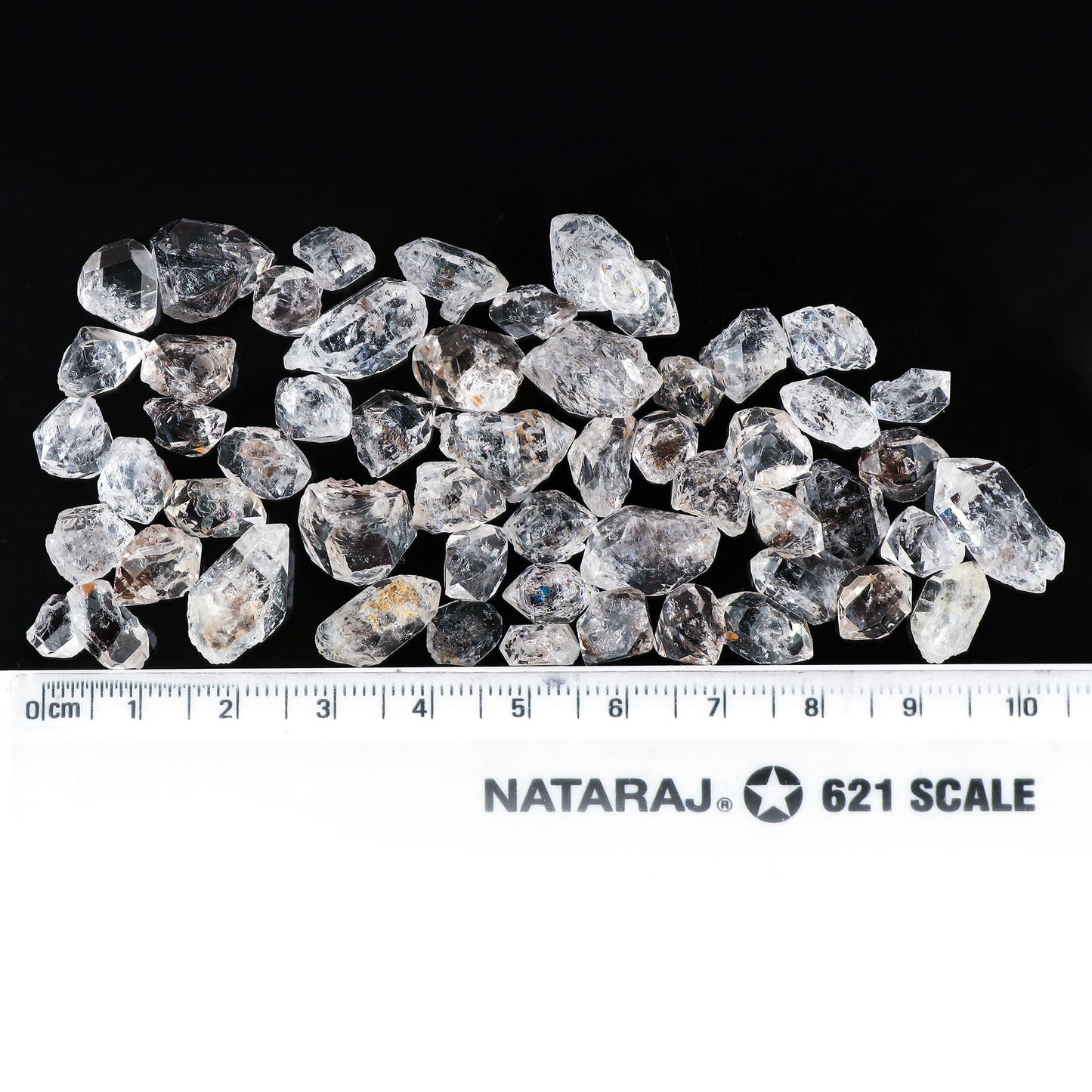 GEMKORA 50 carats, 6 to 8pcs, Raw Herkimer Diamond Quartz Gemstone and Crystals, Wholesale Gemstone Lot, Rough Crystals, Rock Stones, Jewelry Making Supplies, DIY & Crafts, A+ Grade (15-20mm)