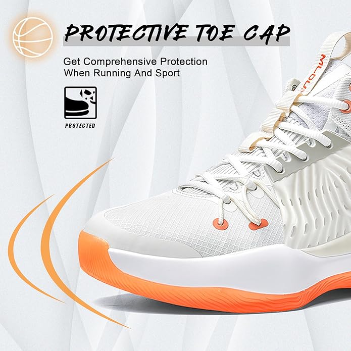 Men's Basketball Shoes Breathable Anti Slip Fashionable Graffiti Training Shoes Outdoor Shoes
