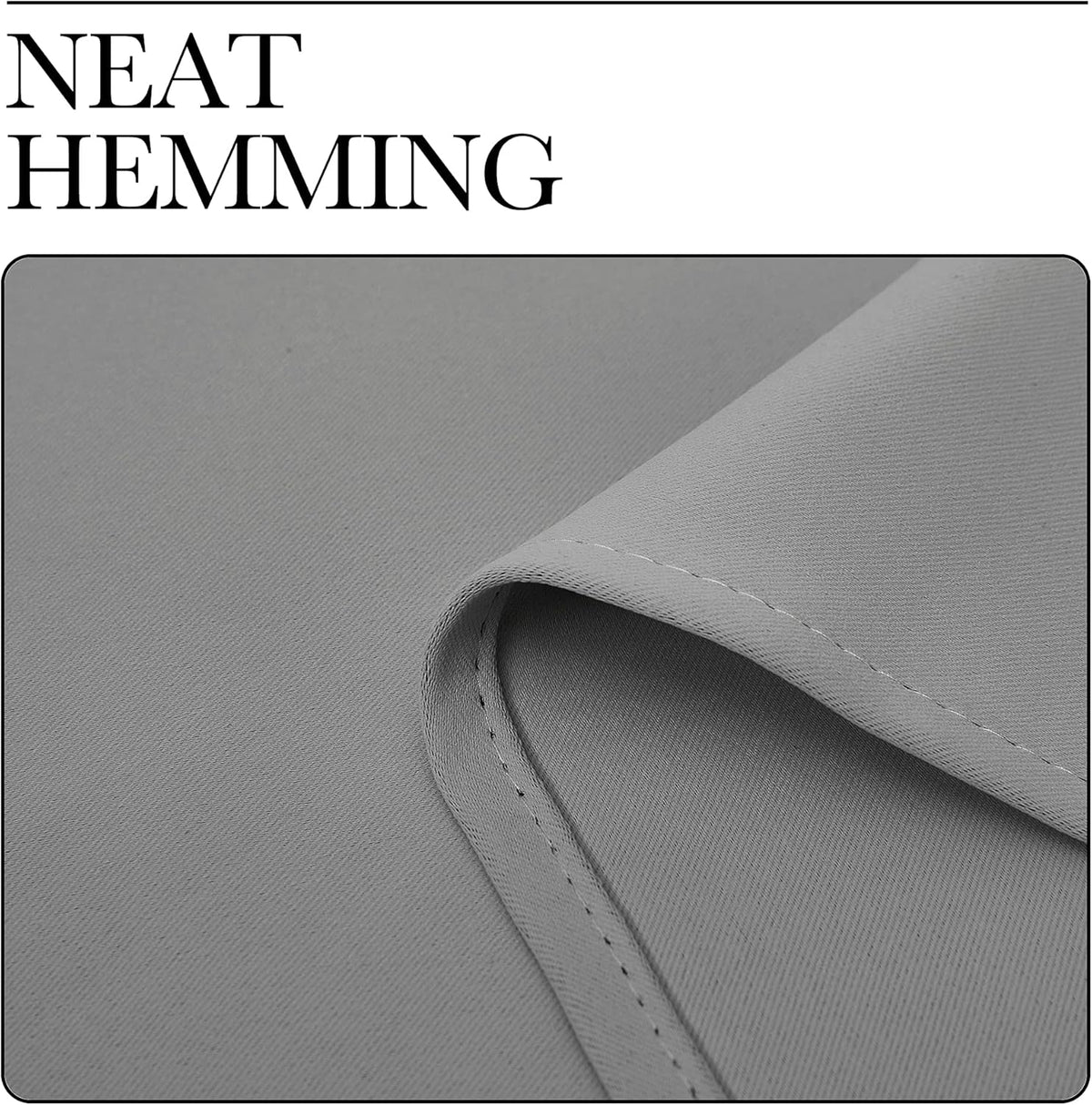 NICETOWN Silver Grey Blackout Curtain Panels - Thermal Insulated Grommet Top Drapes (2 Panels, W29 x L45)