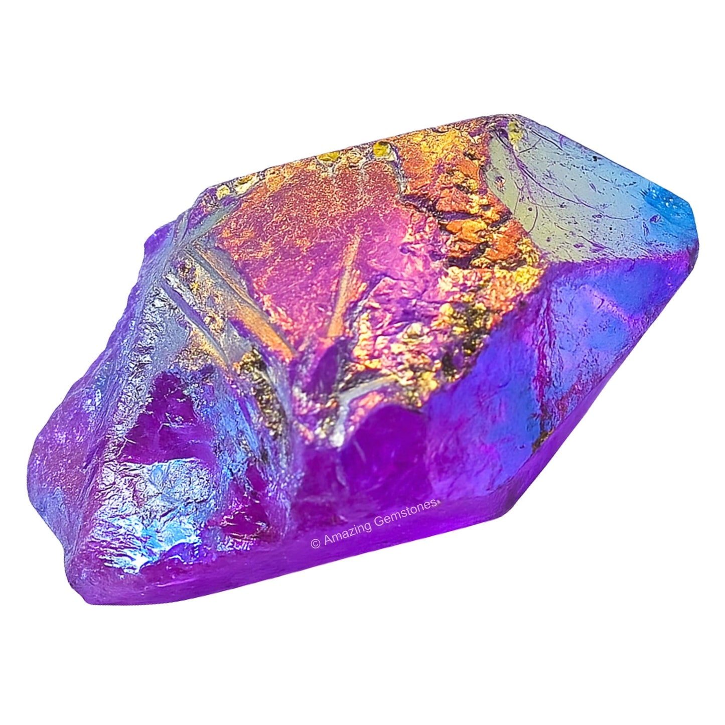 Amazing Gemstone 2 Pieces Amethyst Aura Quartz Raw Crystals and Healing Stones, Natural Rocks for Meditation and DIY Raw Stones and Crystals