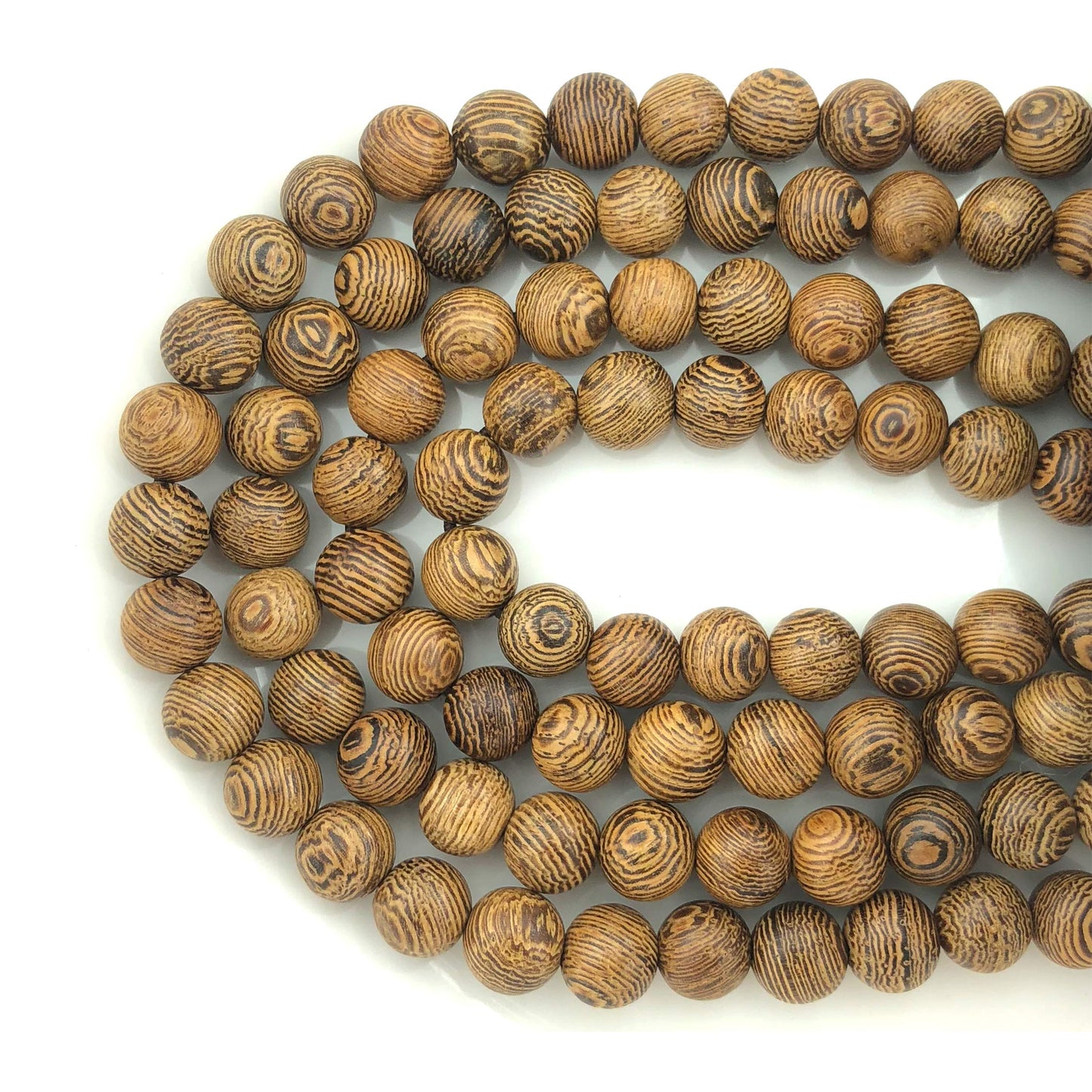 CarpenterC 200pcs 10mm Gorgeous Natural Round Polished Rosewood Loose Beads for Jewelry Making DIY Handmade Crafts