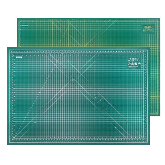 ZERRO Self Healing Cutting Mat 24" x 36", Professional Double Sided Durable Non-Slip Rotary Mat for Scrapbooking, Fabric, Quilting, Sewing-3mm Thick (A1)