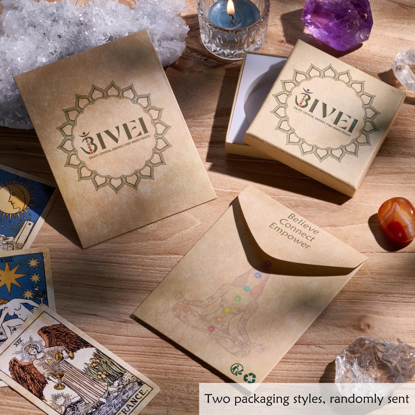 Bivei African Turquoise - Evolution - 6mm Beaded Bracelets for Women Handmade Semi Precious Natural Stone Stretch Elastic Jewelry for Women Yoga Protection Gifts Small