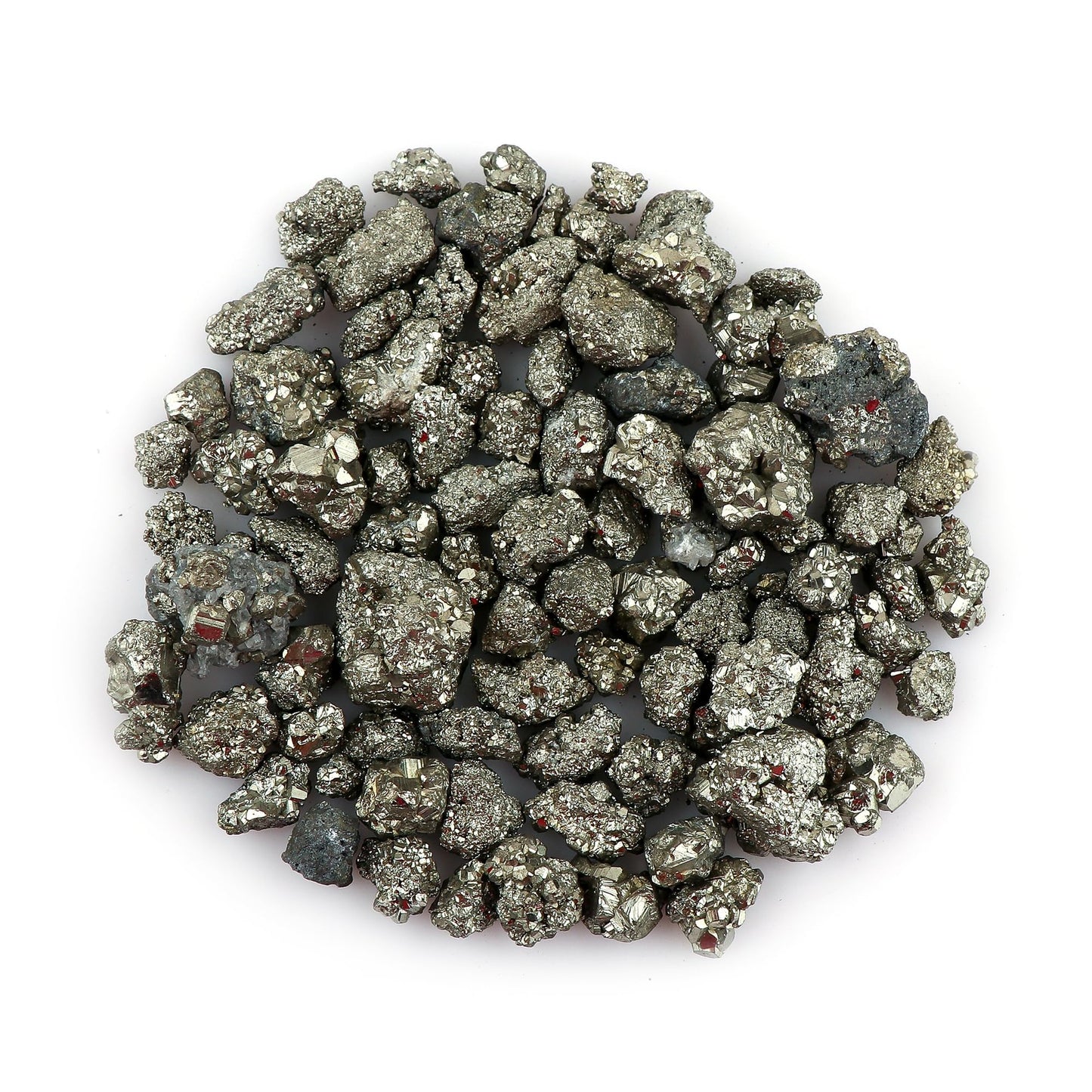 GEMKORA 100 carats Raw Golden-Pyrite Crystals, Wholesale Lot, Natural Gemstone, Rough Crystals, Rock Stones, Jewelry Making Supplies, DIY & Crafts, 13 to 18 mm