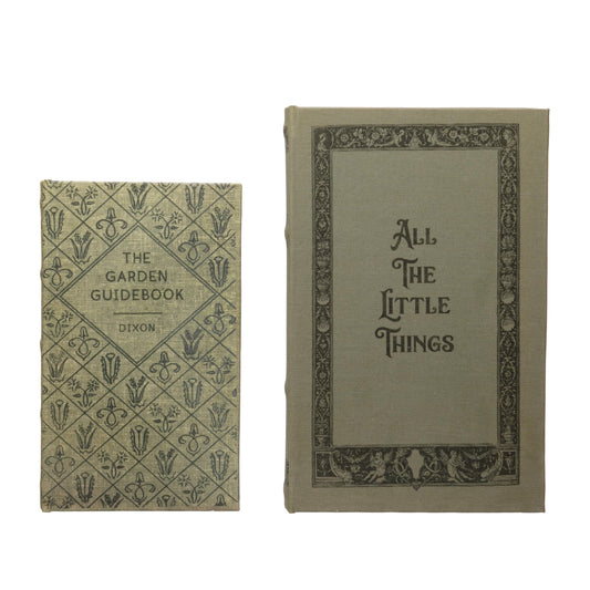 MDF & Canvas Book Storage Boxes, Set of 2 All The Little Things