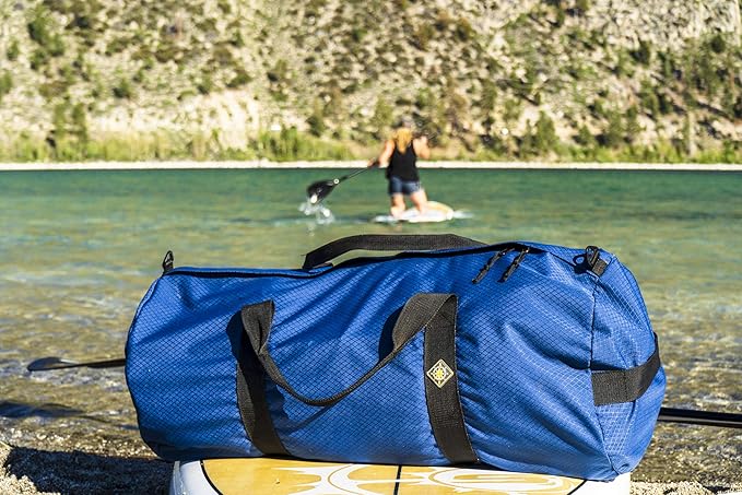 North Star Sports Foldable Duffle Bag for Travel, Gym & Outdoor Camping | Tough and Packable Sport Equipment Bag & Gear Organizer | Heavy Duty Large Duffel Bags for Traveling