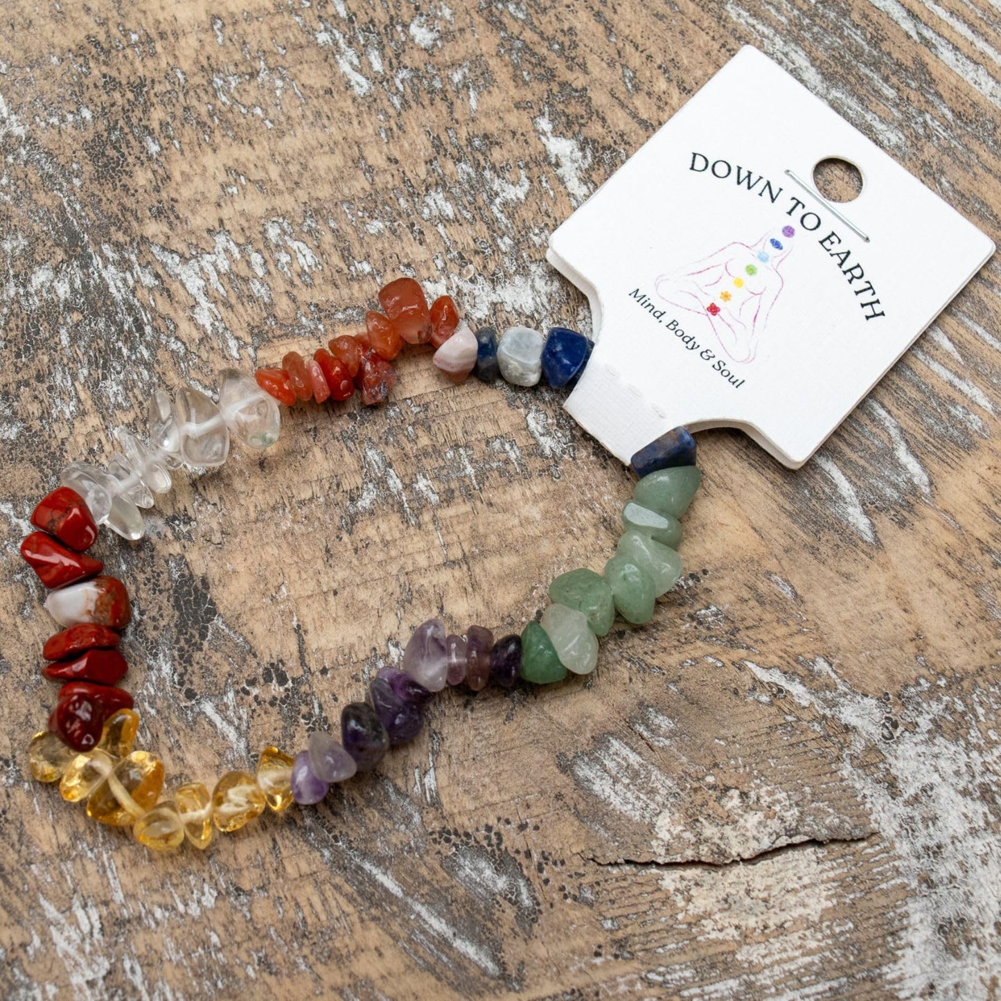 Down To Earth Moonstone Natural Gemstone Bracelets, Chakra Crystal Healing Chip Stretch Bracelets, Gemstone Polished Irregular Crystals, Crystal Irregular Chips Beads Stretch Bracelets (Moonstone)